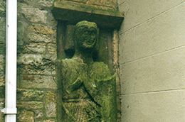 Swineshead Abbey Statue in Wall
