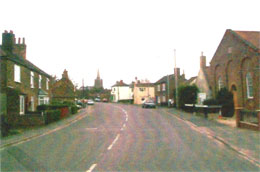 High Street, moving towards centre of village