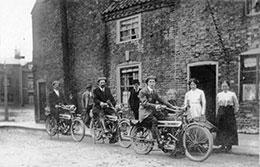 Motor Cycles by Old Manor House